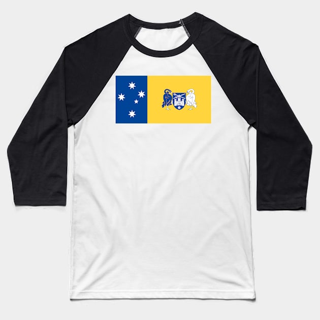 Australian Capital Territory Baseball T-Shirt by Wickedcartoons